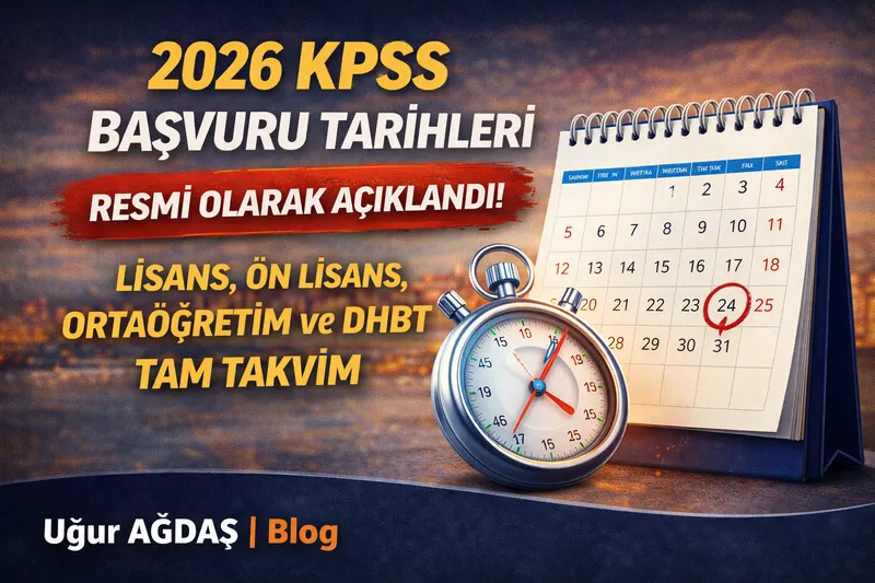 Milyonların Merakla Beklediği An Geldi: 2026 KPSS Başvuru ve Sınav Takvimi Resmiyet Kazandı!